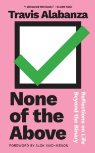 Pink cover with a green check mark in a white box that has a thick black border.